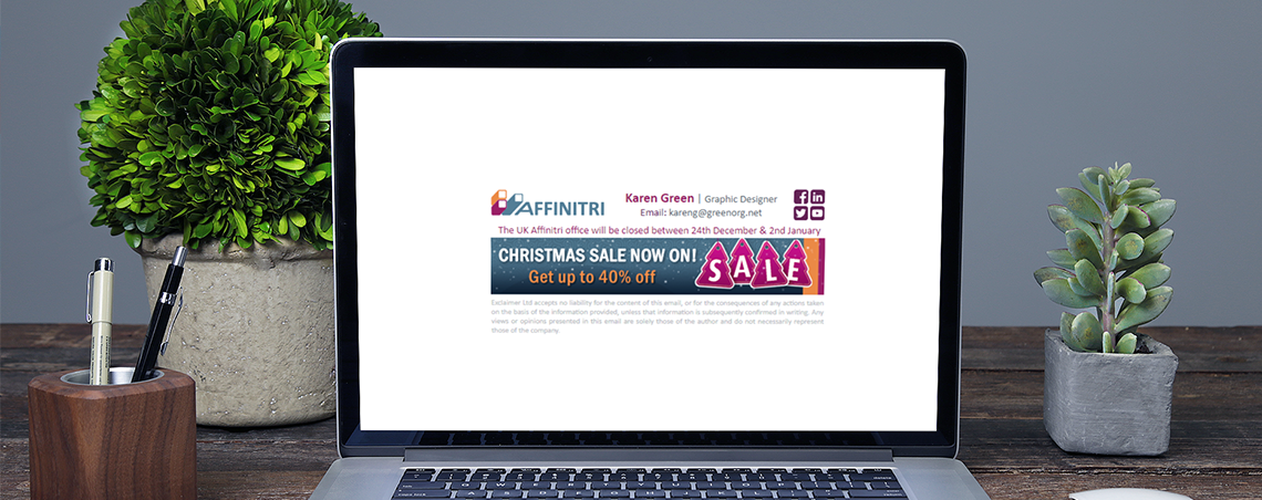 Crie as suas assinaturas de email de Natal em 24h